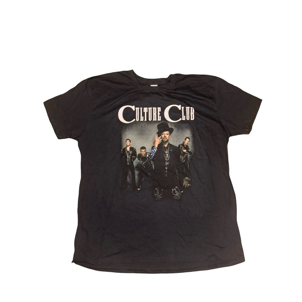 Culture Club World Tour 2016 Concert T- Shirt Black Boy George 2xl New